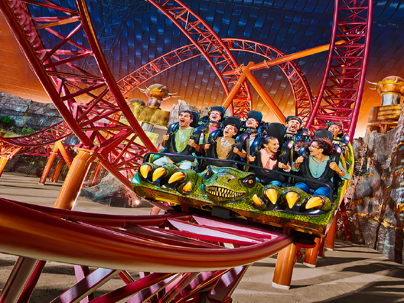 IMG Worlds of Adventure on a Dubai city tour with Homeland Travel Agency